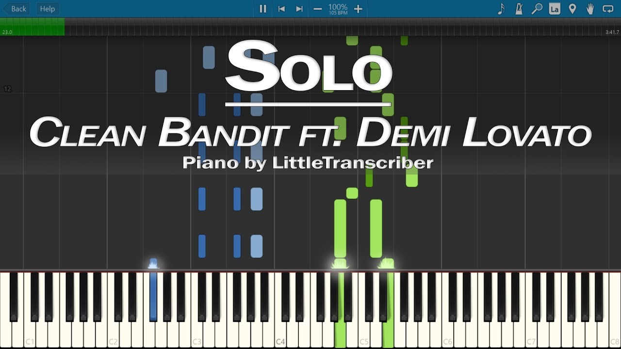 Clean Bandit - Solo (Piano Cover) ft. Demi Lovato by LittleTranscriber