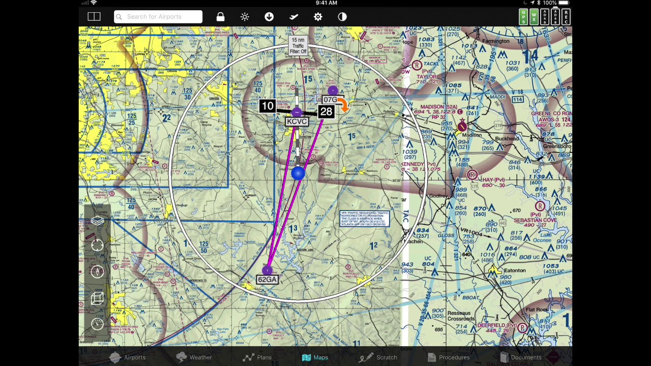 FlyQ versus Foreflight