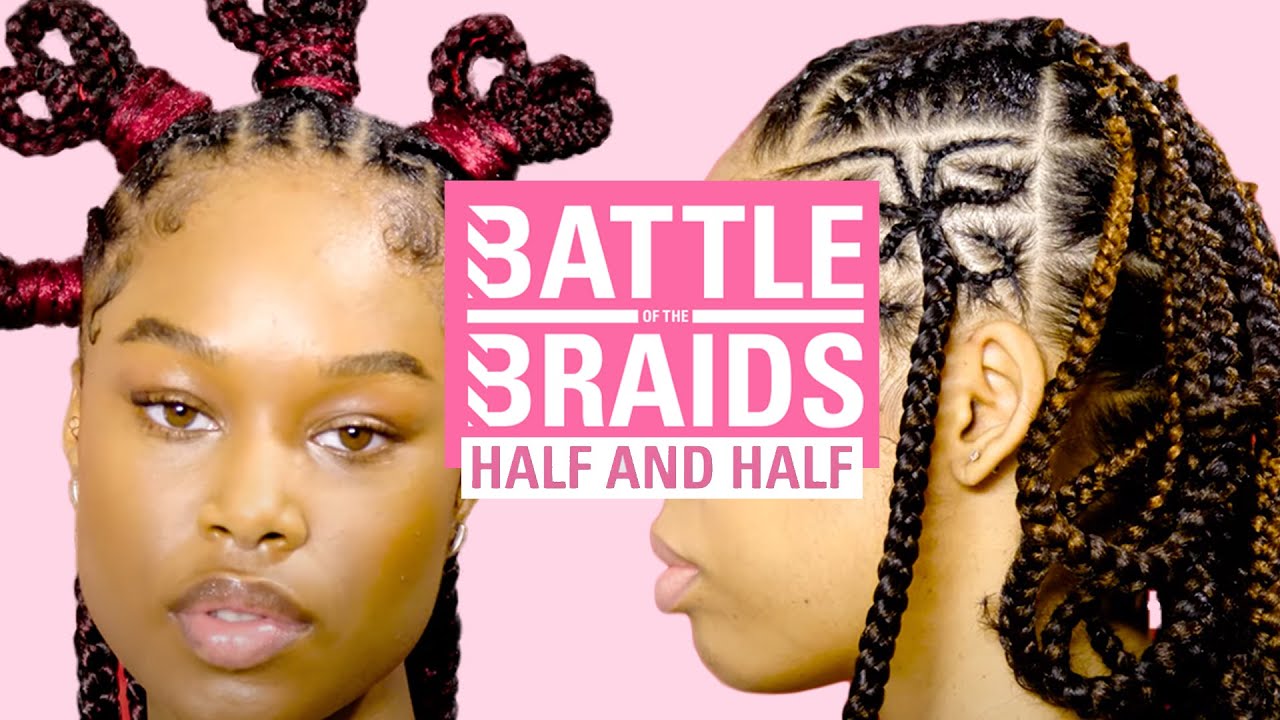 Can These Braiders Create A Half & Half Style Under PRESSURE?! | Battle of the Braids | Cosmopolitan