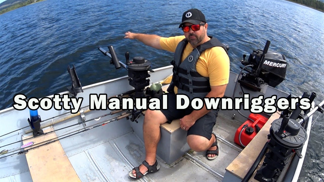 Scotty Manual Downrigger Setup