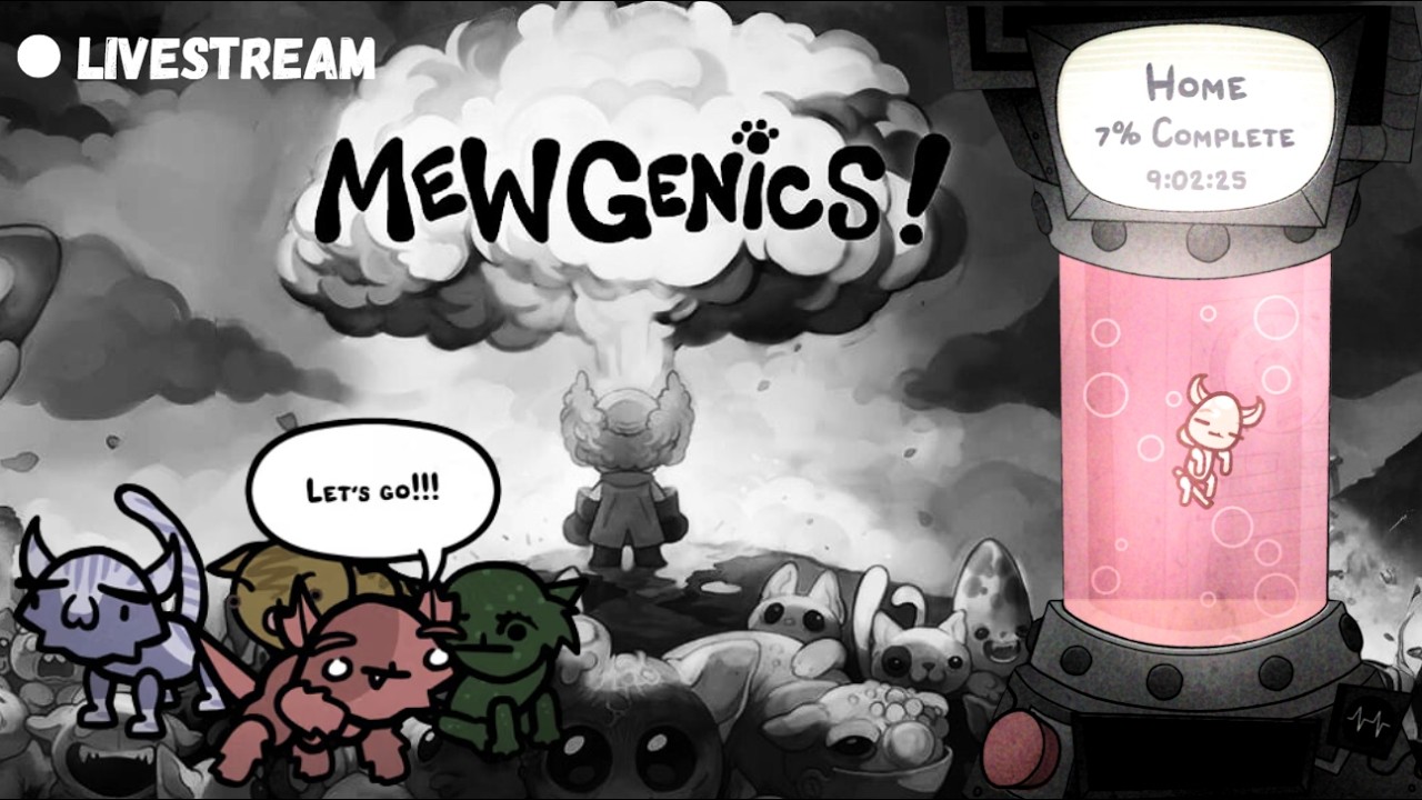 W poszukiwaniu genu nieśmiertelności! I Mewgenics RUN!