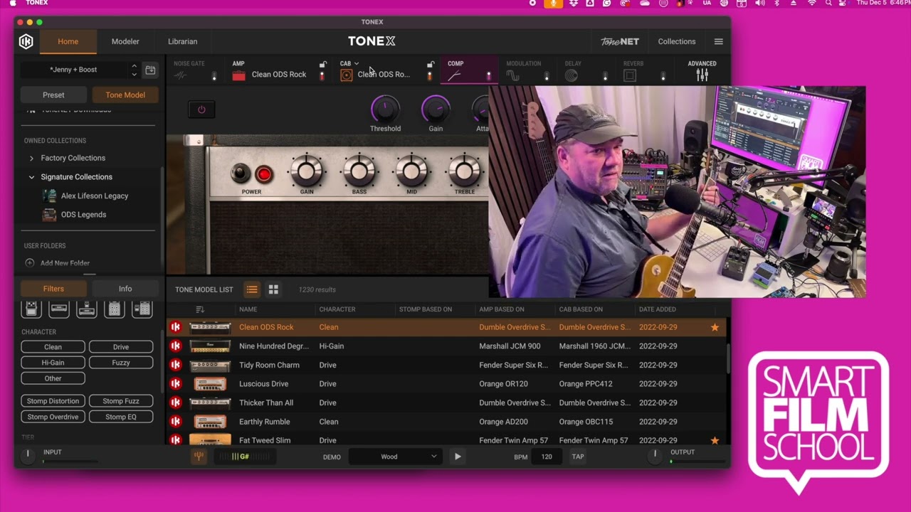 ToneX tone tour - Alex Lifeson Legacy amps, ODS Dumble amp model tweaks