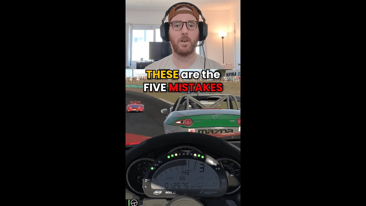 Top 5 Mistakes Rookies make in iRacing 