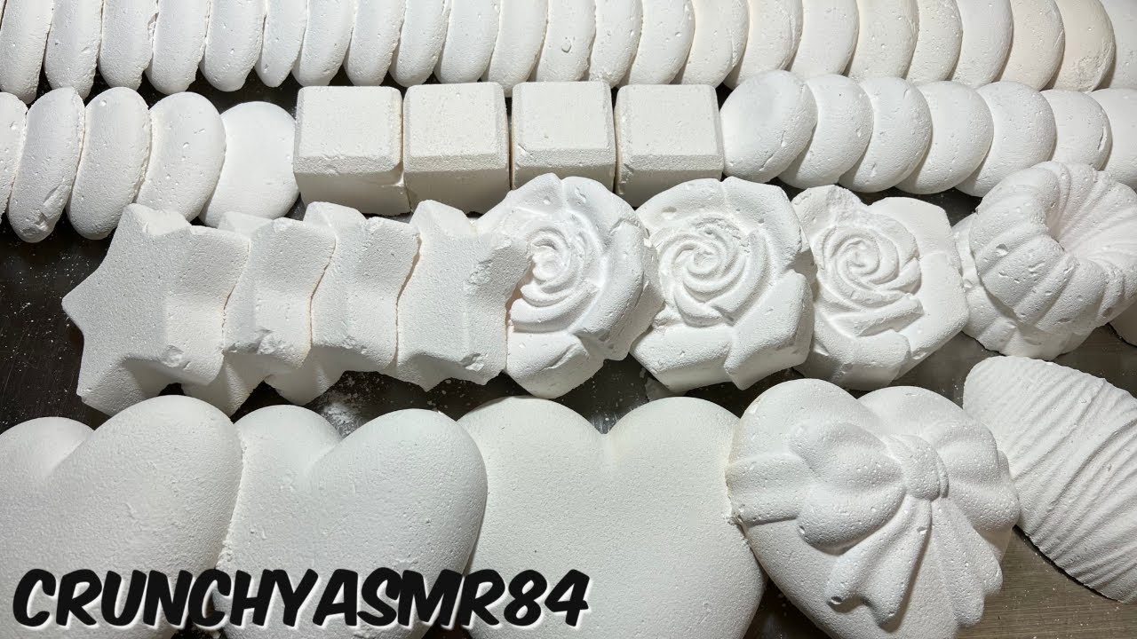 Plain White Soft & Fluffy Mini Mass Crush | Oddly Satisfying | ASMR | Sleep Aid