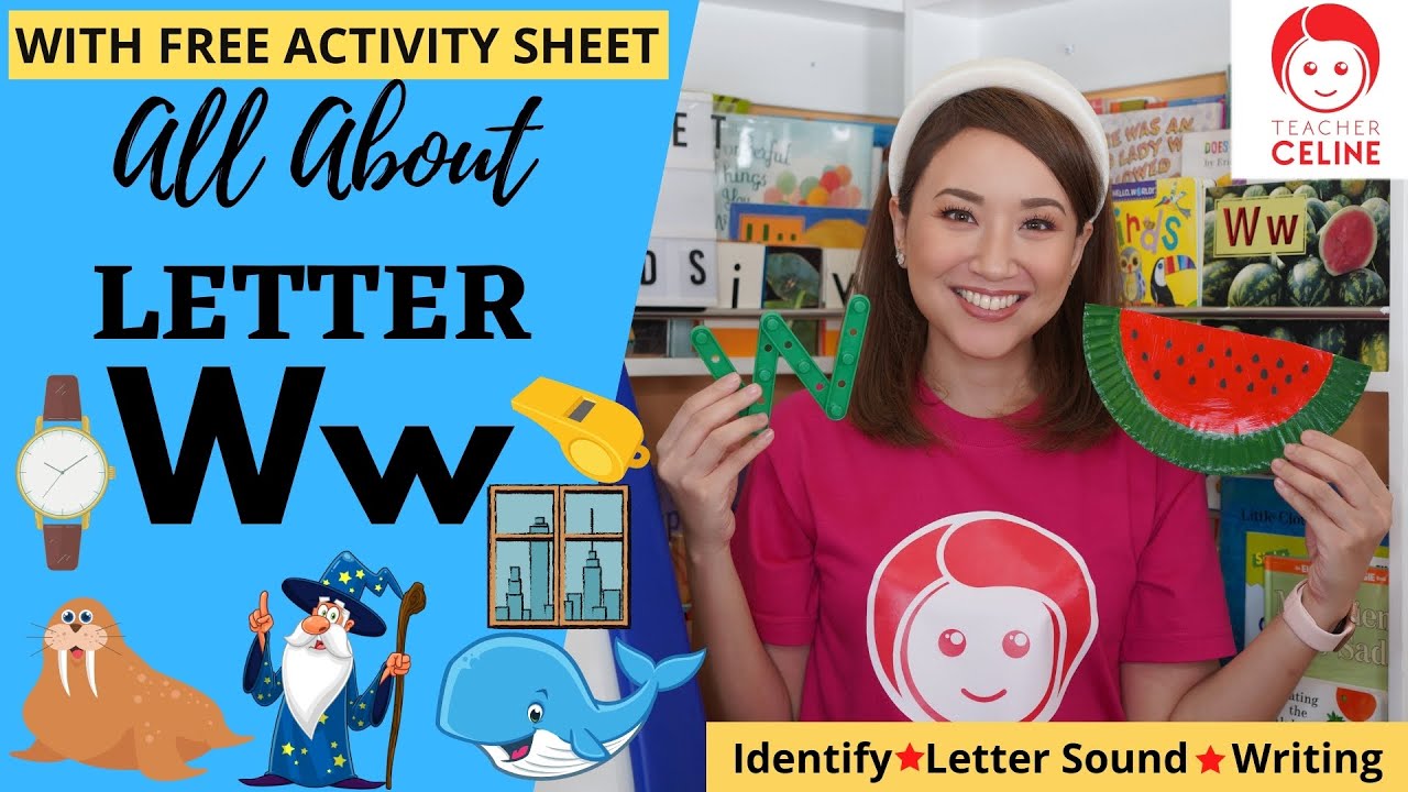 Letter Ww | Phonics for Kids | ABC Sounds | Art Activity | Learn to Read