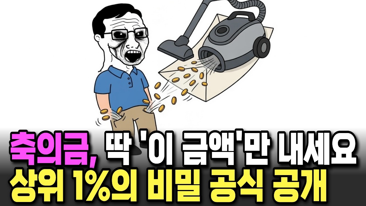 축의금 얼마 내야 할까? 인간관계와 통장 잔고 사이에 최적점 찾는 방법