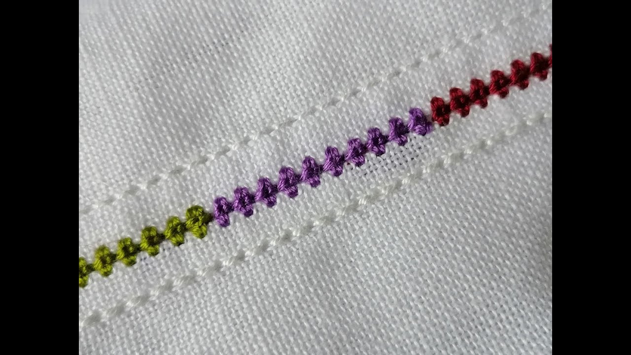 Змережування Східне Поділля (з'єднання деталей сорочки)/ hand embroidery