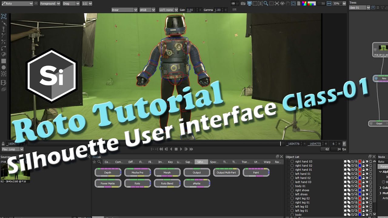 Silhouette Roto Tutorial || Getting started with Silhouette User interface Class-001 [Hindi]
