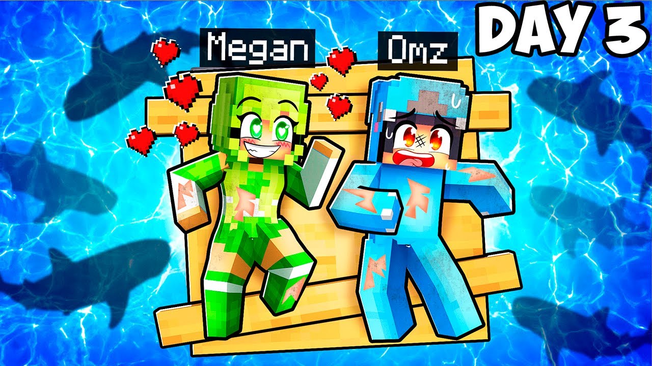 STRANDED AT SEA With CRAZY FAN GIRLS In Minecraft!