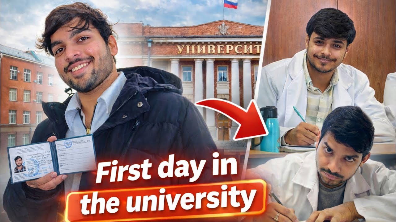First Day of the University 🥼🩺🇷🇺 ft.YSMU….🏥