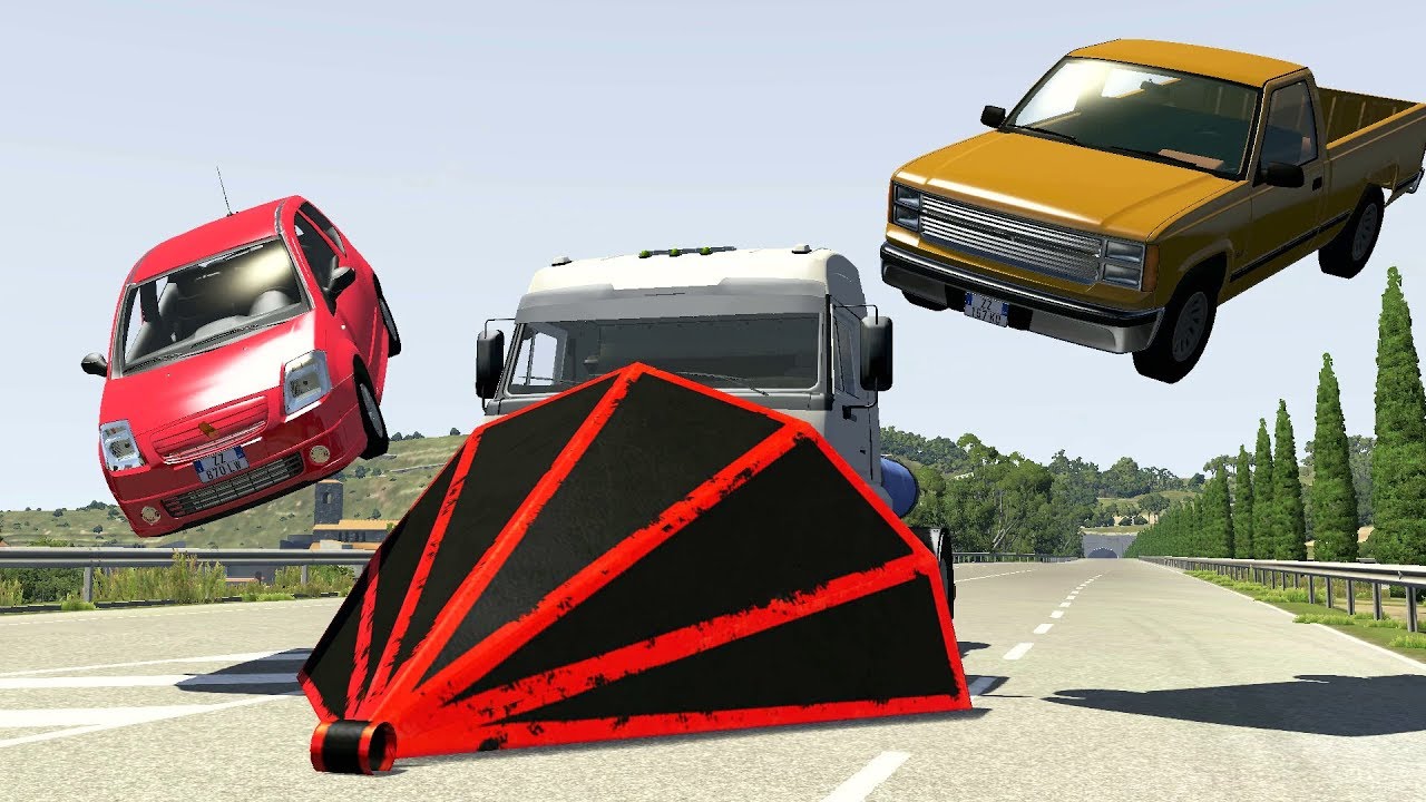 Crazy Truck Rampage #1 - BeamNG Drive Crashes | Crashi letsplay