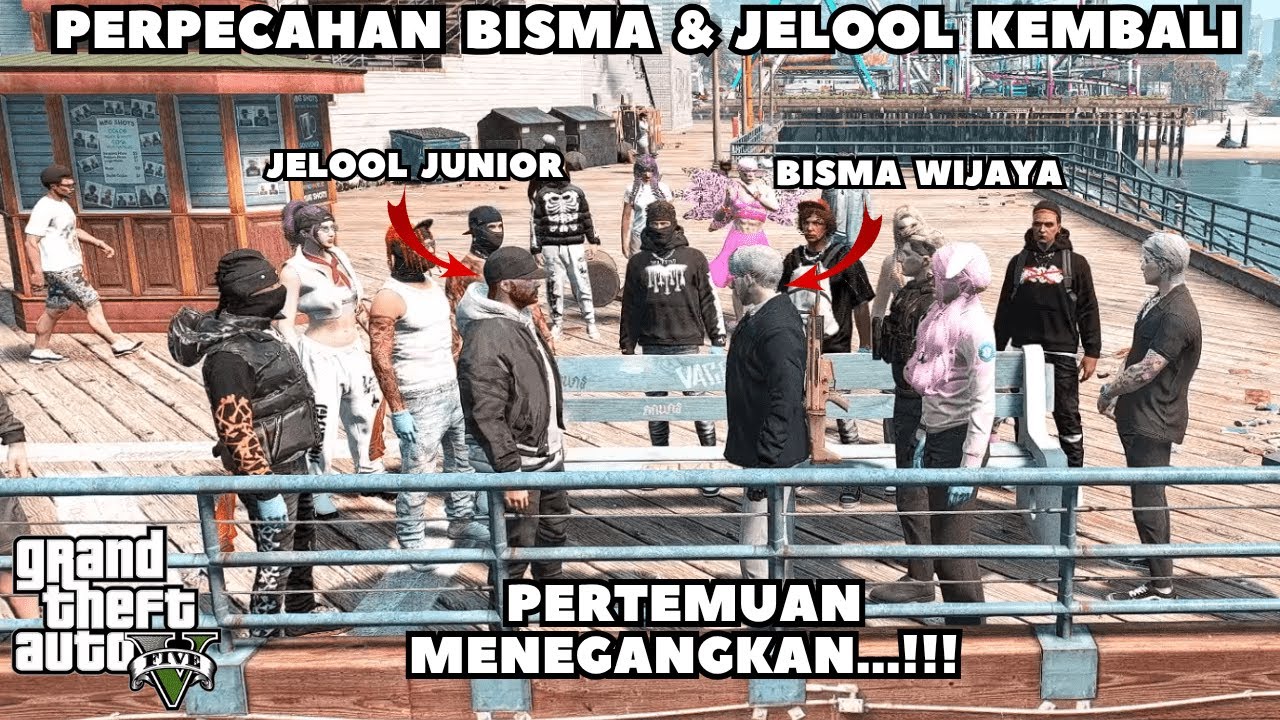 PERTEMUAN MENEGANGGKAN BISMA & JALOOL - GTA V ROLEPLAY