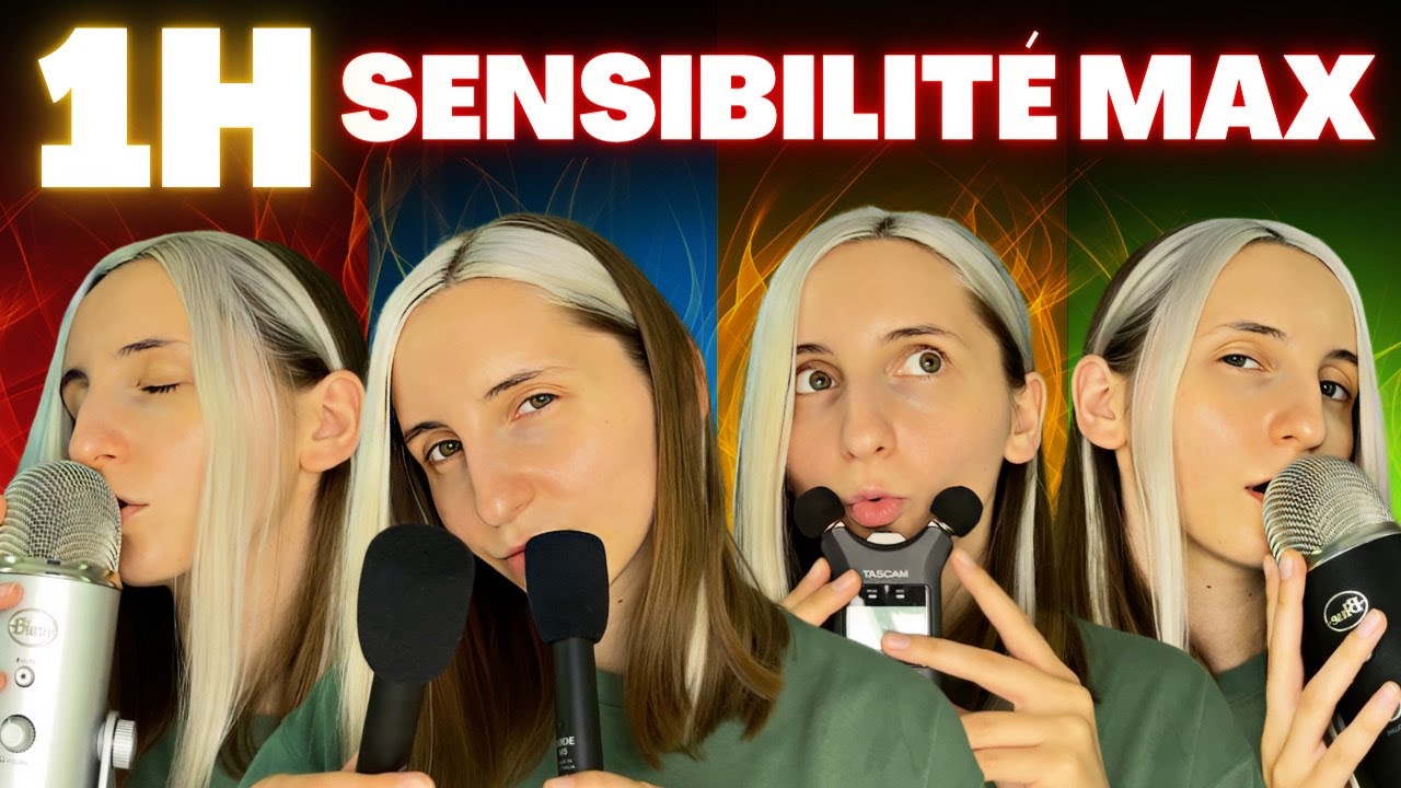 ASMR | 1H SENSIBILITÉ au MAX de TOUS MES MICROS 🔥