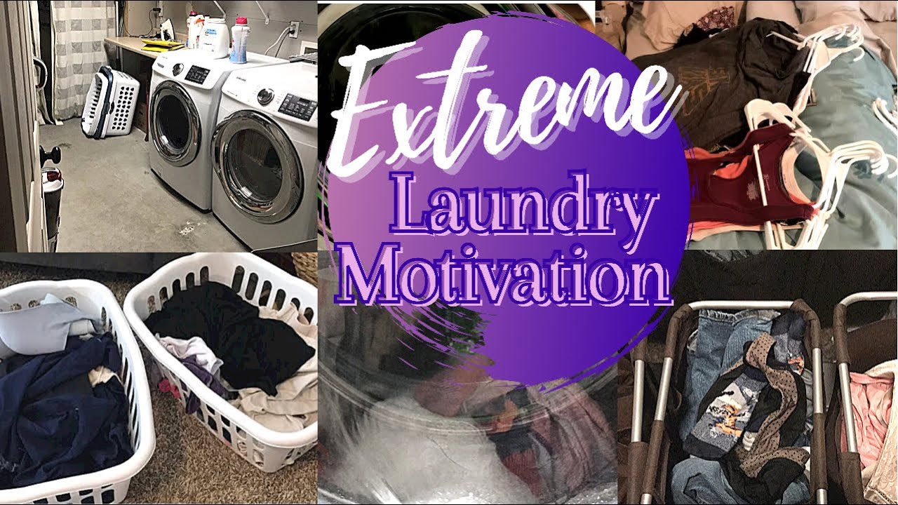 EXTREME LAUNDRY MOTIVATION | LET'S DO LAUNDRY | WASH DRY FOLD REPEAT | meganitclean