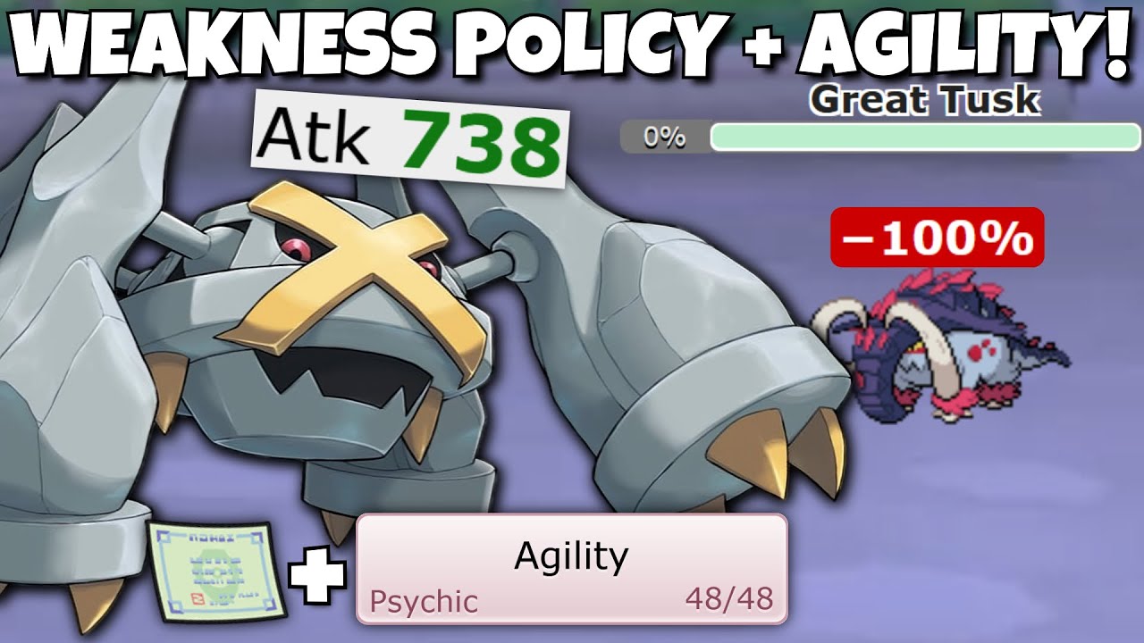 THIS IS WHY YOU MUST USE WEAKNESS POLICY METAGROSS! POKEMON SCARLET AND VIOLET