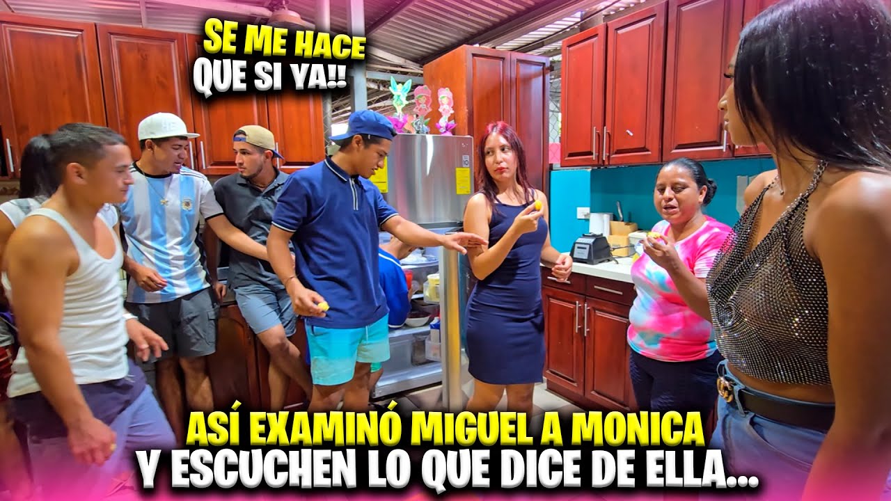 Miguel examinó a Monica la nueva integrante y esto opinó de ella. Será que también es borracha?