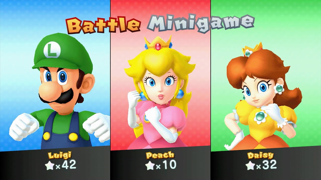 Mario Party 10 - Luigi vs Peach vs Daisy - Airship Central