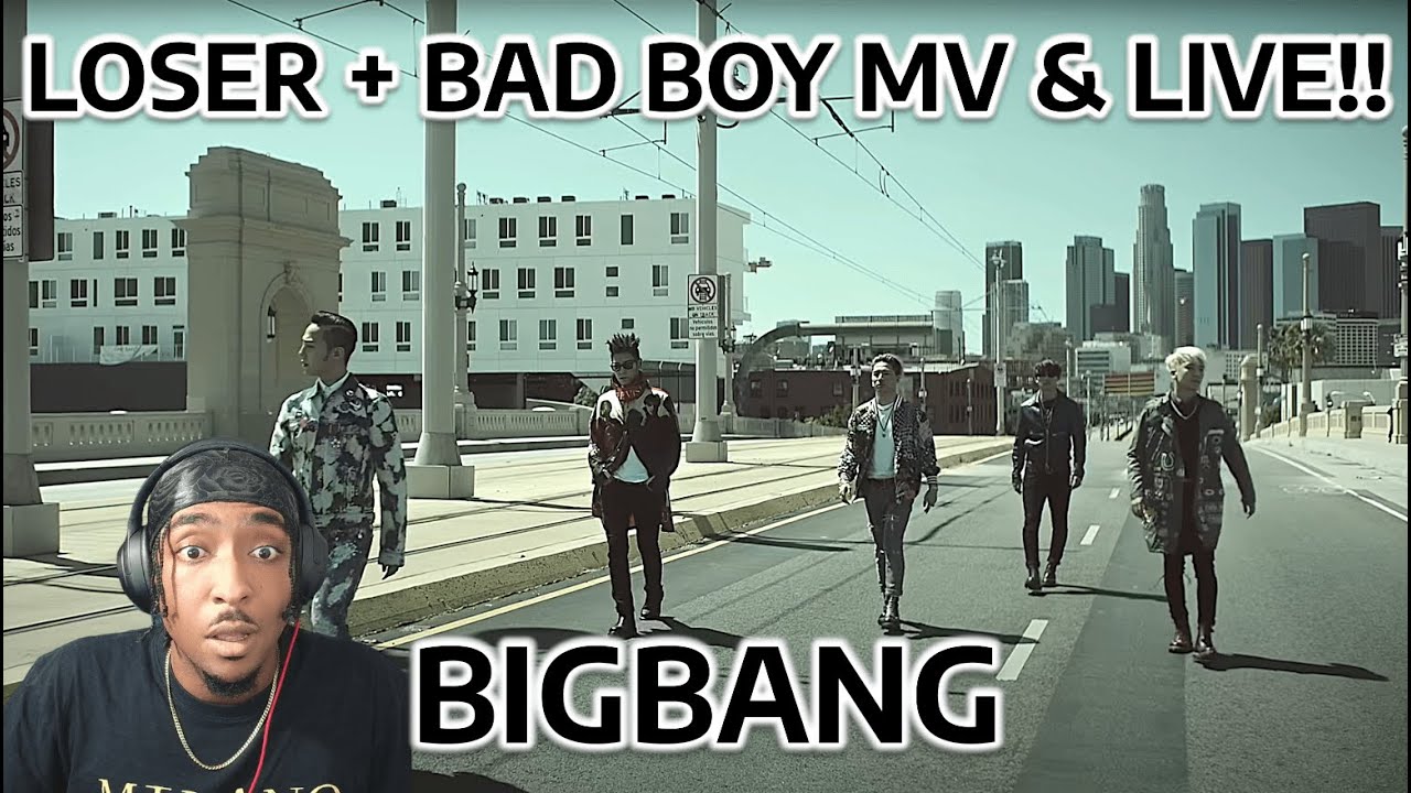 BIGBANG - BAD BOY + LOSER M/V + LIVE!! 0.TO.10 Final in Seoul | REACTION!! | DIFFERENT SIDES OF BB!!