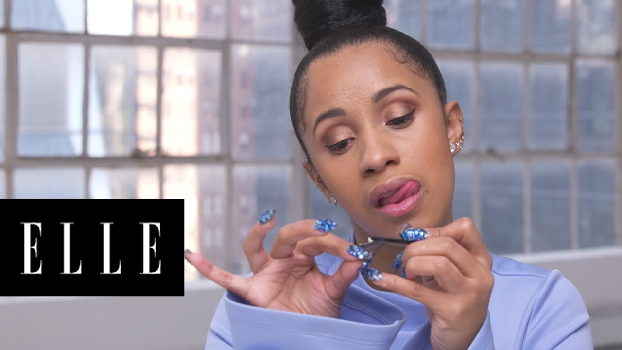 Watch Cardi B's 90 Second Makeup Routine | ELLE