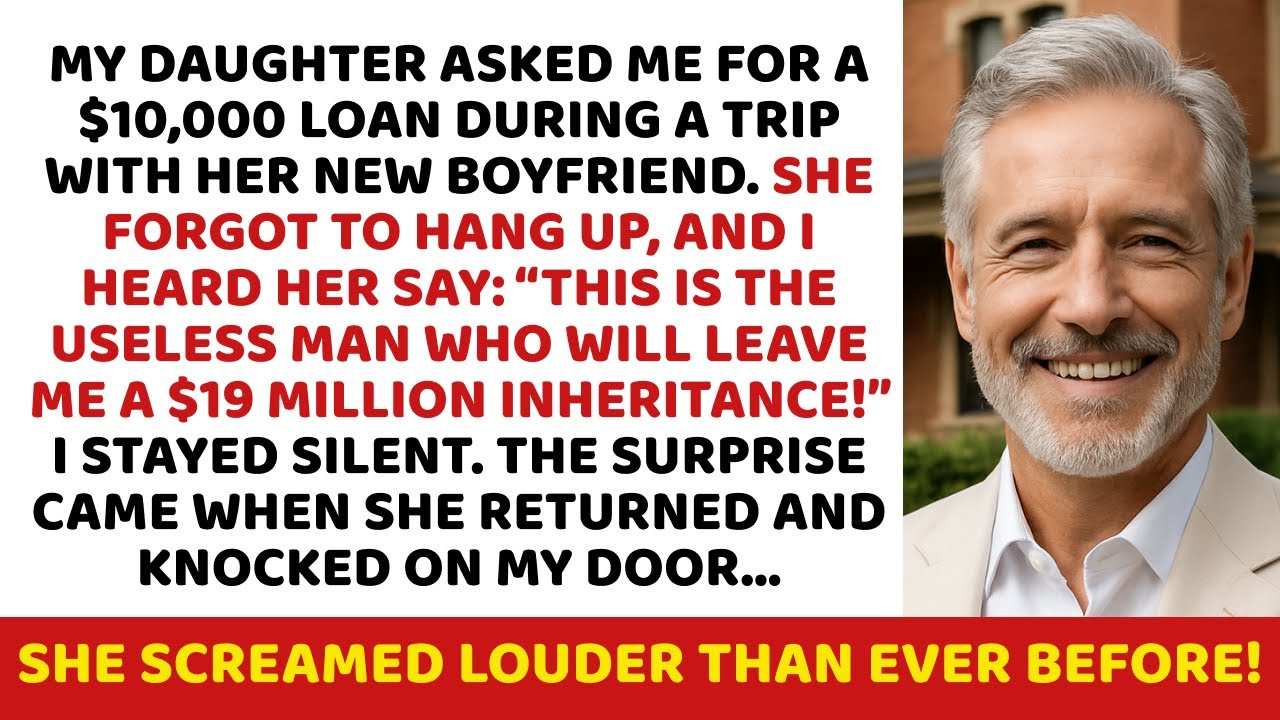 My daughter asked me for a $10,000 loan during a trip with her new boyfriend. She forgot to hang up.