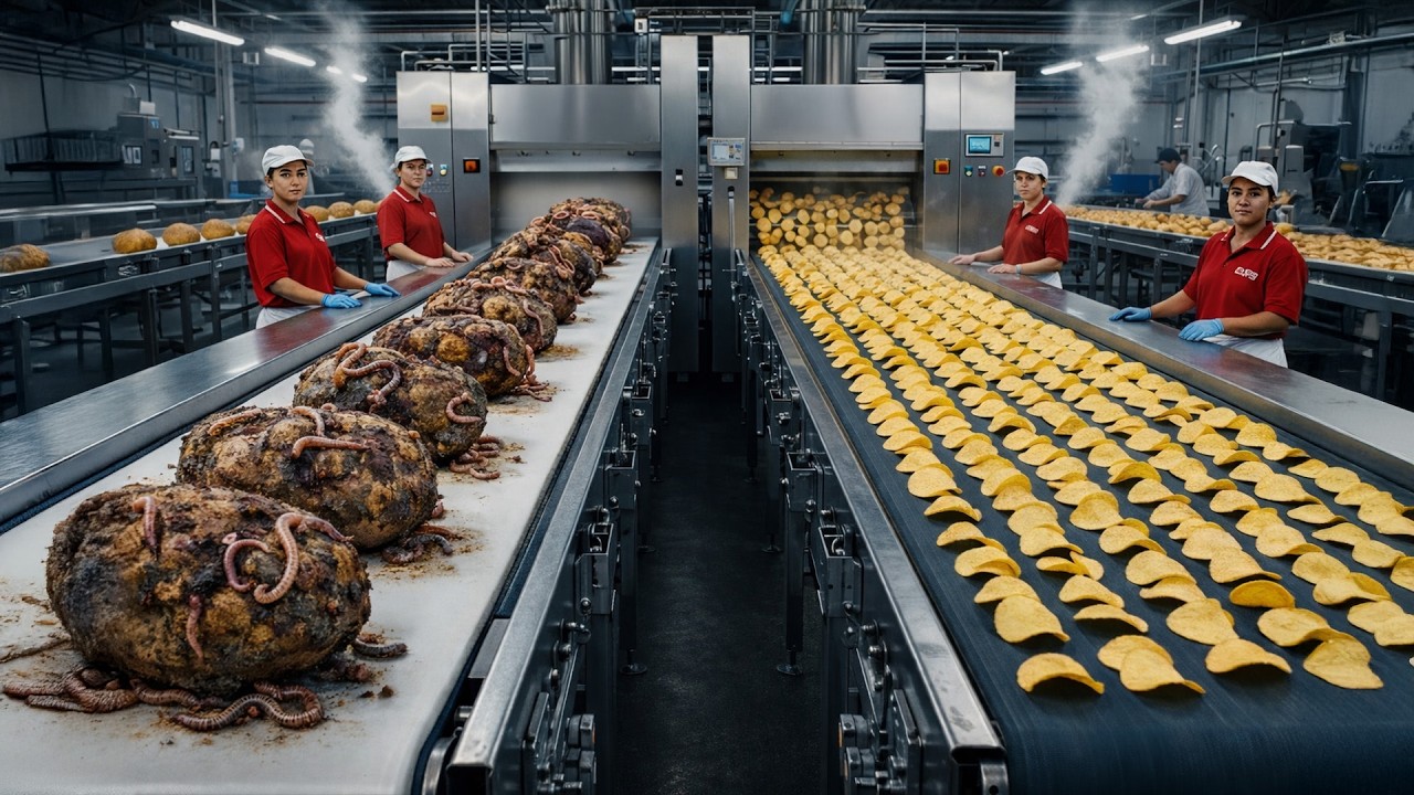 From Rotten Potatoes to Crispy Chips – Complete Factory Manufacturing Line
