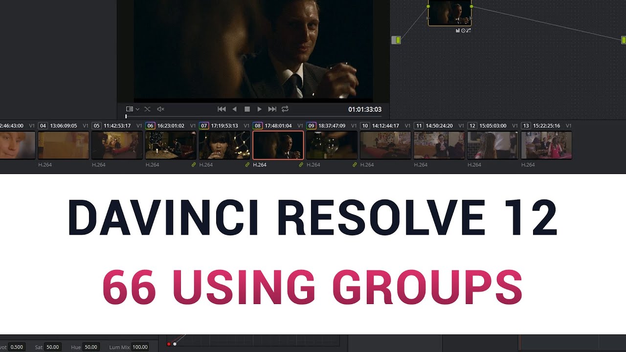 DaVinci Resolve 12 - 66 Using Groups