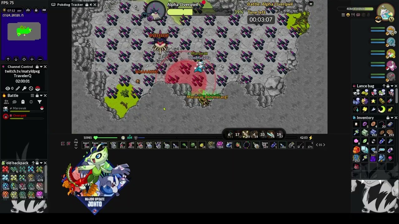 PokeXGames - Battle: Alpha Overqwil (Grand Master 600+) - The Time Traveler Quest