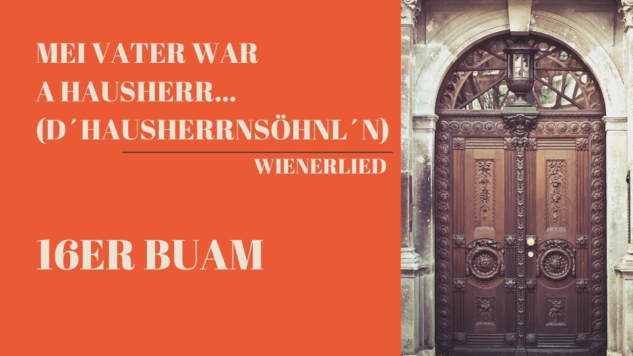 16er Buam / D´Hausherrnsöhnl´n / Wienerlied