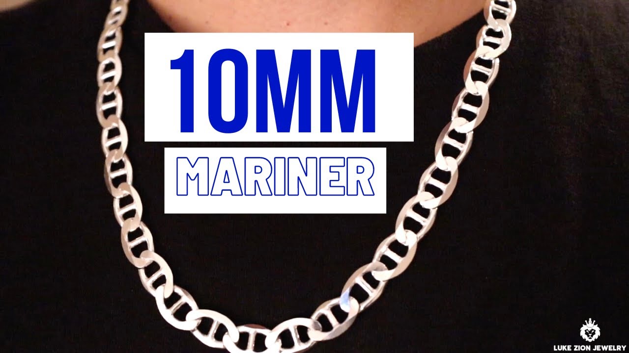 10mm Mariner Sterling Silver Chain