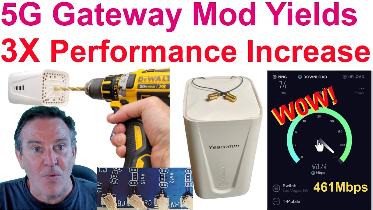 🔴5G Gateway Modification Yields HUGE PERFORMANCE INCREASE by Yeacomm