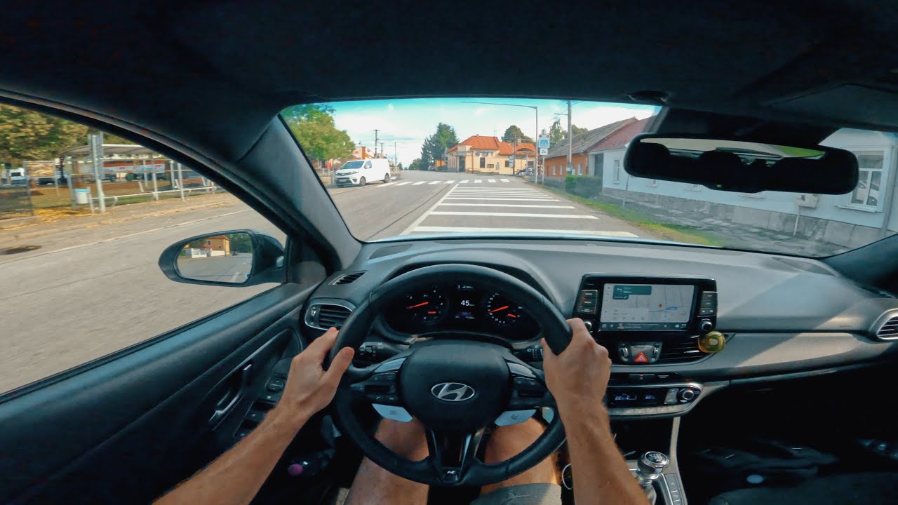 Roadtrip in Slovakia | Hyundai i30N POV drive | Binaural audio | no music