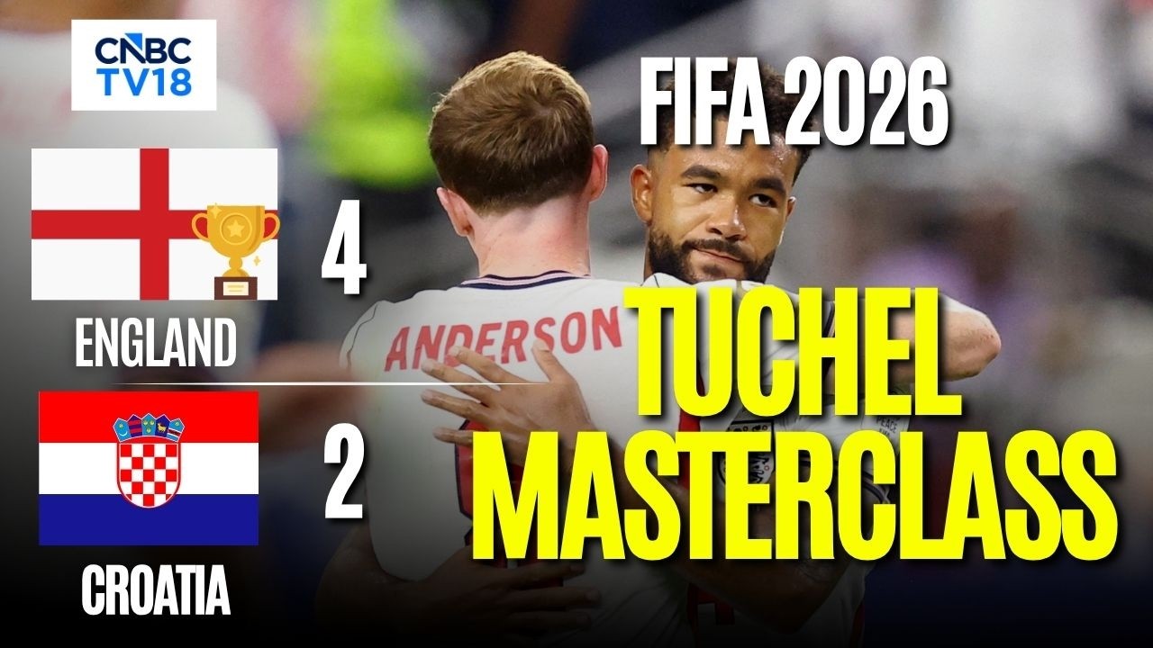 Six-Goal Thriller! 🚨 England 4-2 Croatia | FIFA World Cup 2026 | England Vs Croatia | N18G