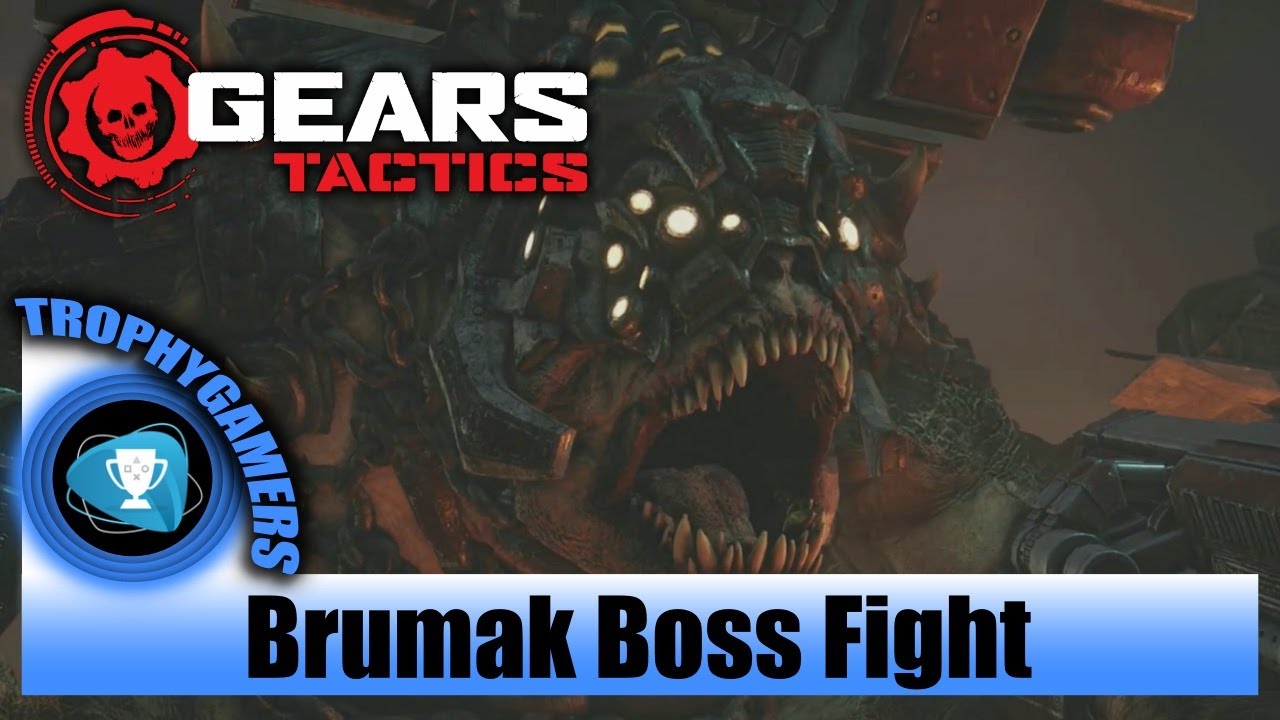 Gears Tactics - Brumak Boss Fight - First Boss