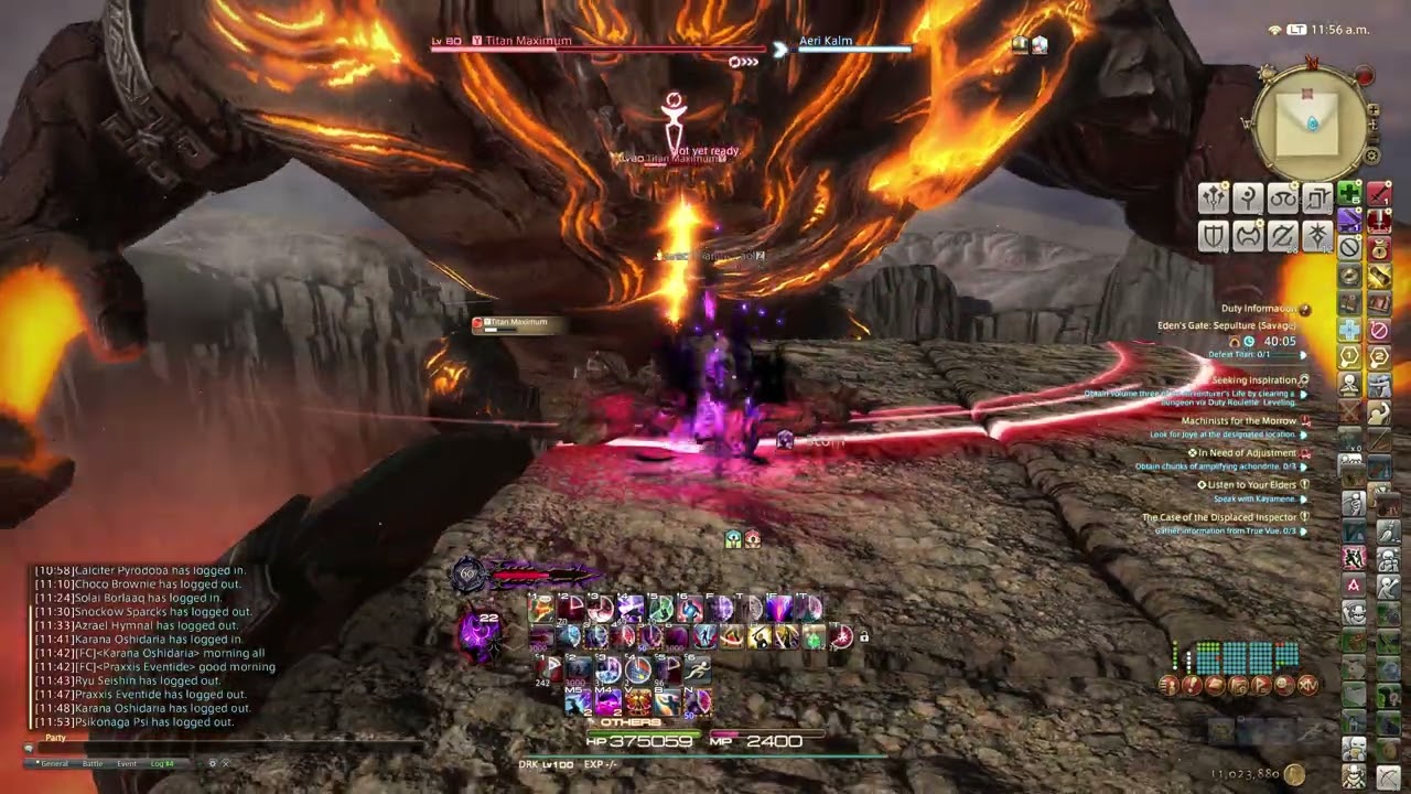FFXIV DRK Aeri Kalm solos E4S