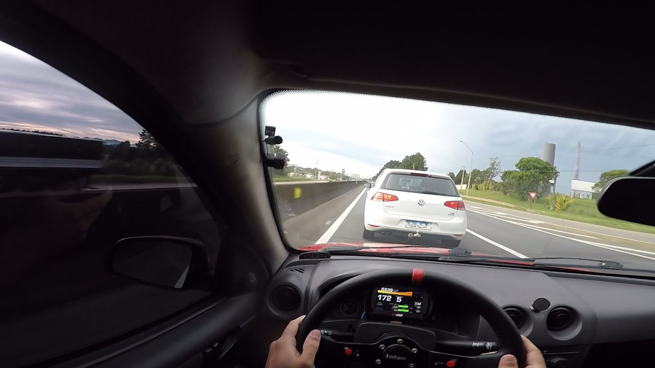 GOLF TURBO NÃO AGUENTOU A PRESSÃO - CELTA ASPIRADO NA ESTRADA
