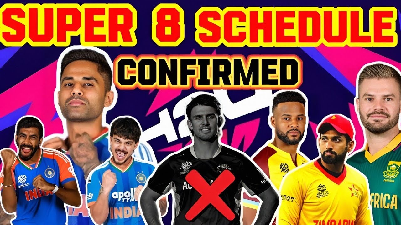 T20 World Cup 2026: Super 8 ka Schedule Aagaya! 🇮🇳 India ke Matches Kab aur Kisse?