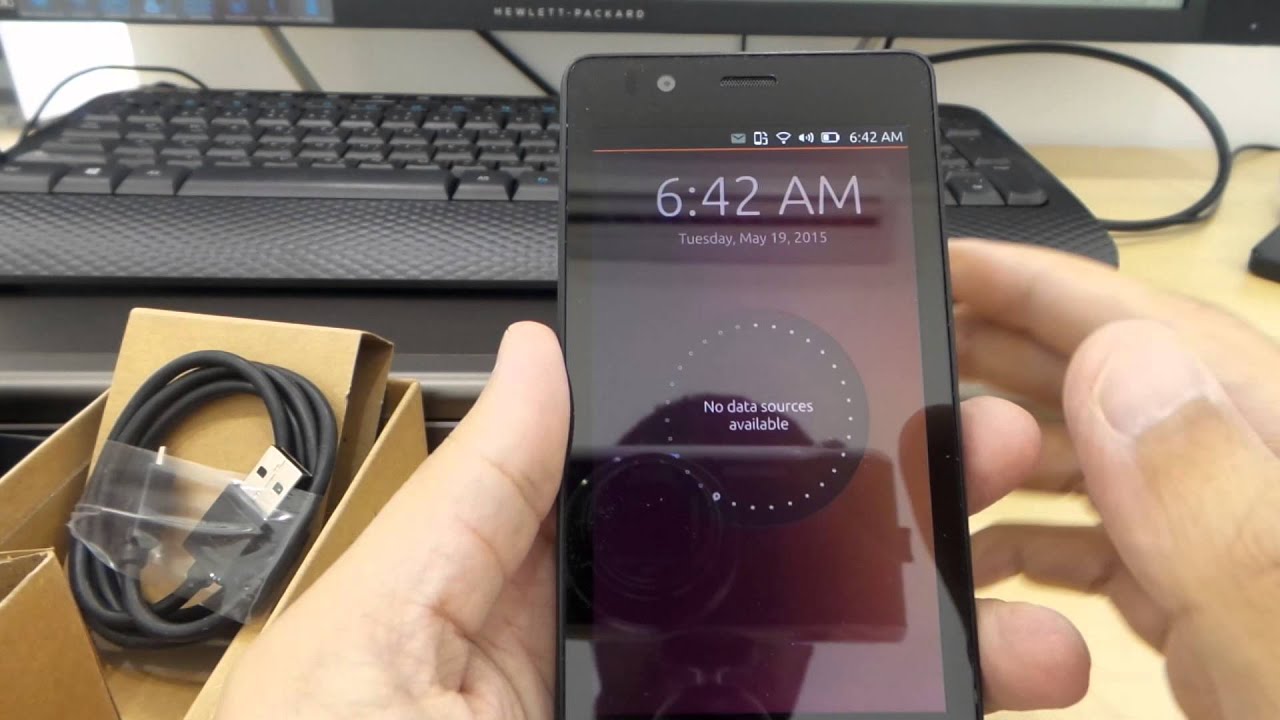 هاتف أبونتو فون بعد الإستخدام Aquaris E4 5 Ubuntu Edition