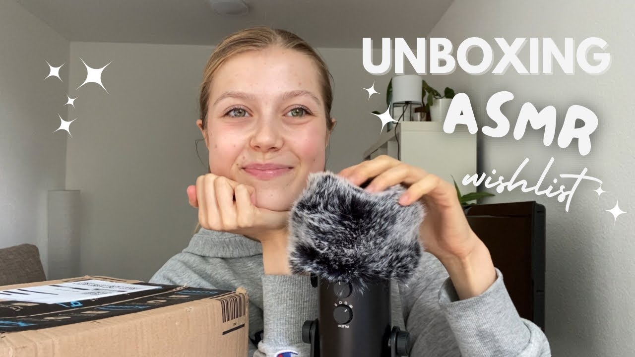 ASMR Unboxing von der Wishlist (Amazon) ✨💕 - Whispering Ramble and fluffy mic (german)