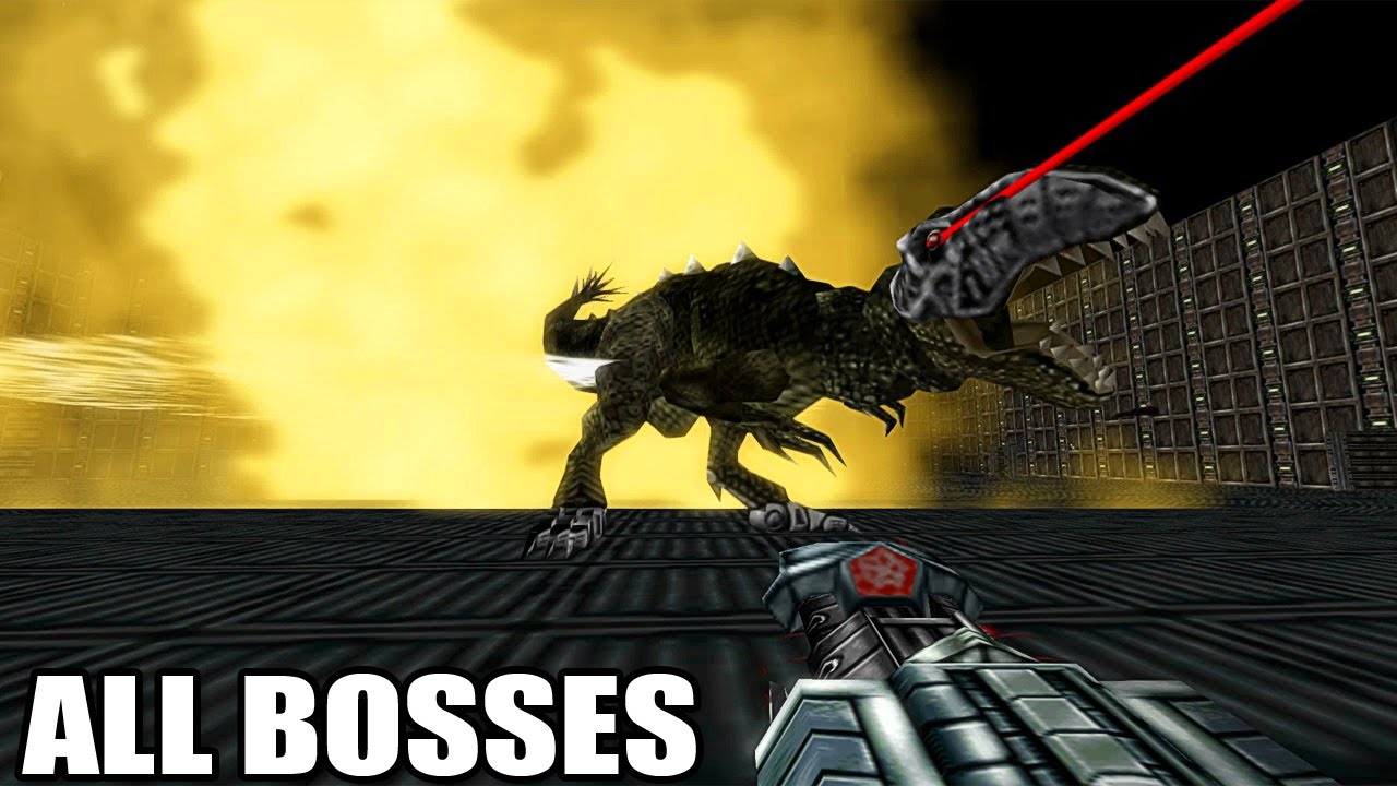 Turok Remastered - All Bosses (With Cutscenes) HD 1080p60 PC
