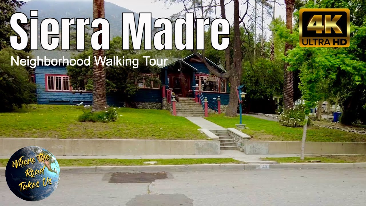 [4K] Sierra Madre Neighborhood Walking Tour