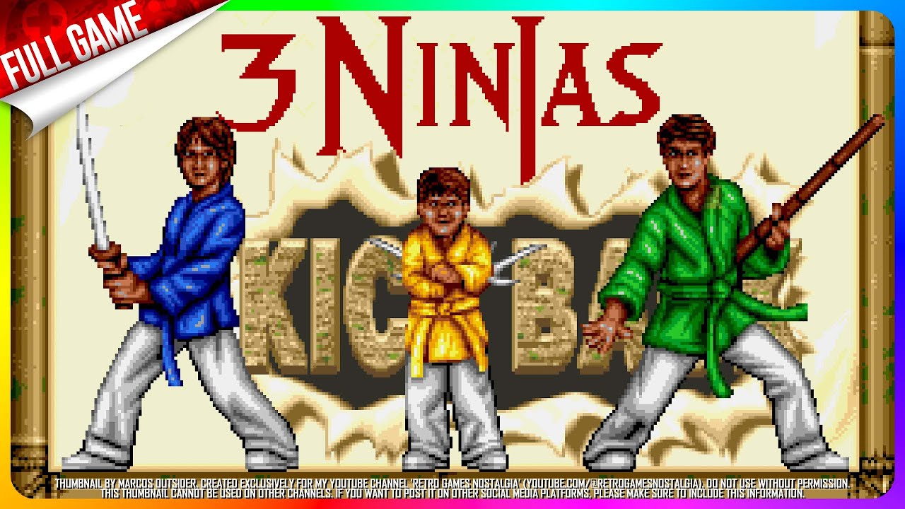3 Ninjas Kick Back (Sega Genesis - US) Longplay