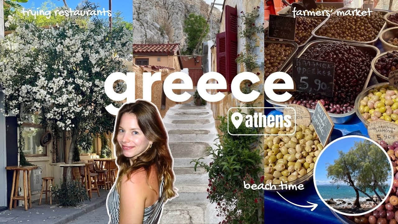 Приключения в АФИНАХ… пляжный отдых, фермерский рынок и лучший кофе 🇬🇷☕️ (часть 2 | атмосфера мед...