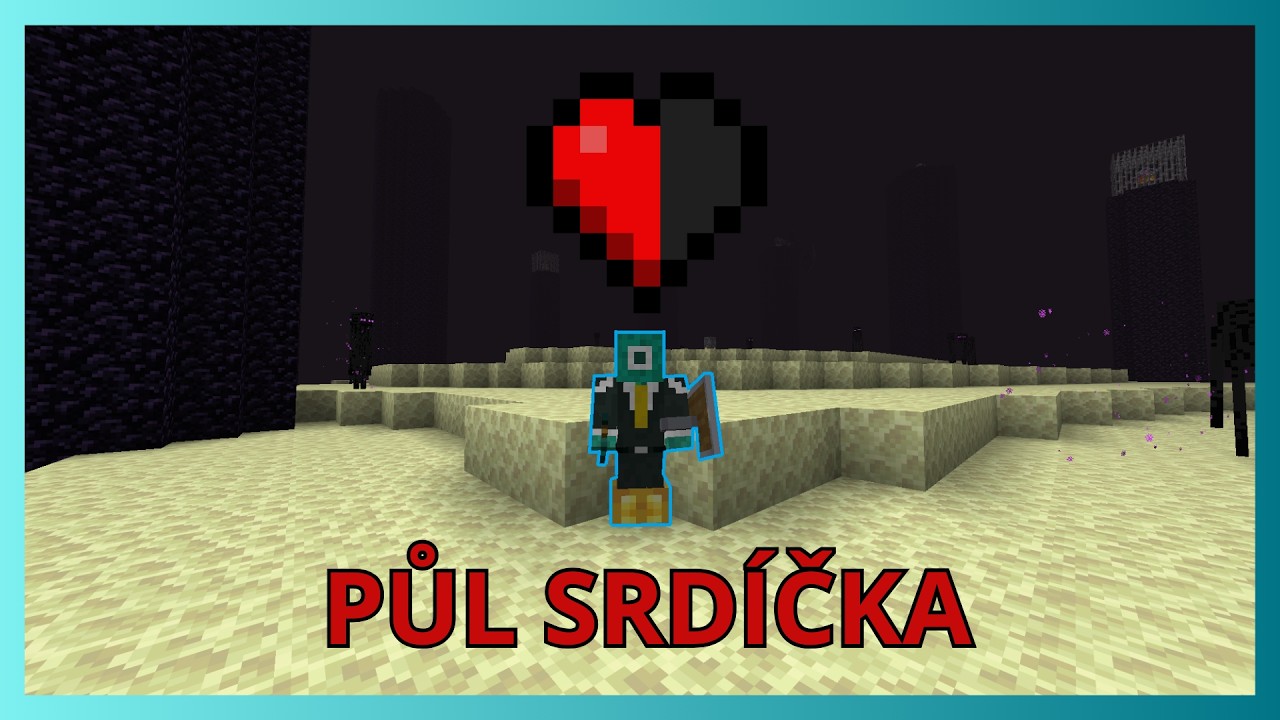 Dokážu dohrát Minecraft s jen PŮL srdíčkem?