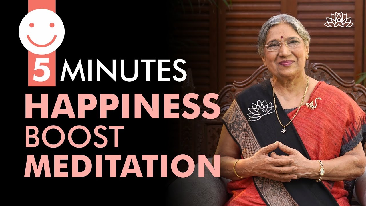 5 Minute Guided Meditation on Happiness | Boost Your Happiness Level | Nispand
