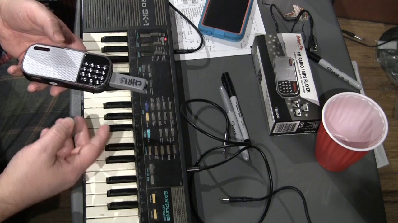 Хранение сэмплов на Casio SK 1
