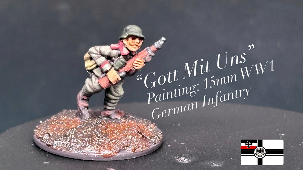 Painting: 15mm WW1 German Infantry