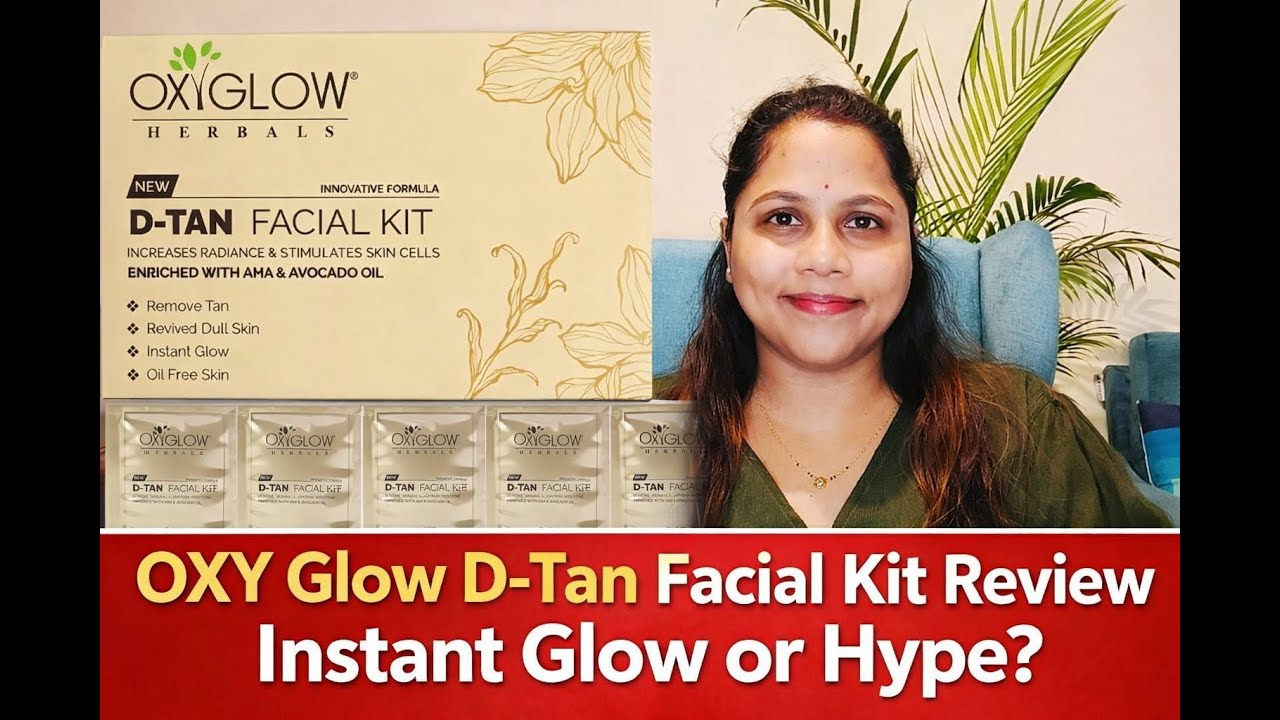 OXY Glow D-Tan Facial Kit Review | Instant Glow or Hype?|@Maskara-f2t