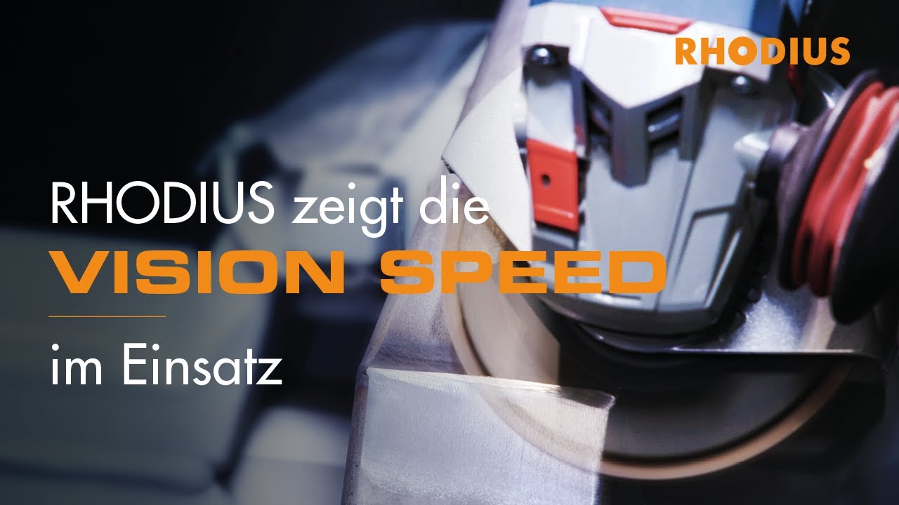 RHODIUS zeigt die VISION SPEED im Einsatz