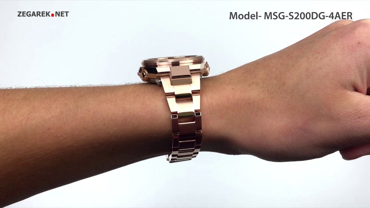 Casio Baby-G MSG-S200DG-4AER G-MS METAL BEZEL - Zegarek.net