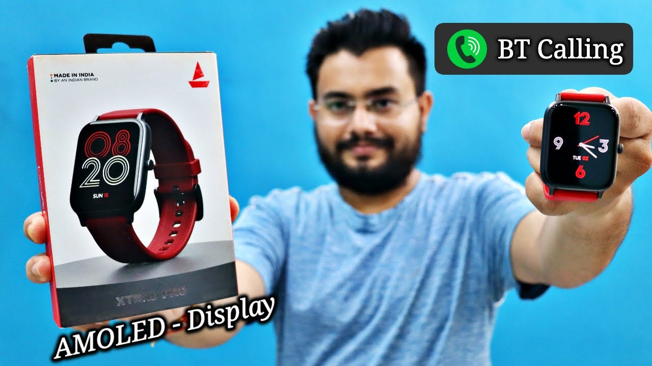 boAt Xtend Pro | Bluetooth Calling Smartwatch | Best Smartwatch in Budget | AMOLED display